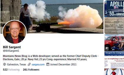 Sarge's Twitter Page